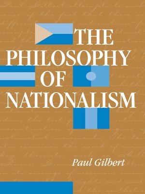 cover image of The Philosophy of Nationalism